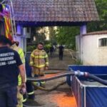 Un fallecido deja incendio en Batuco ayer en la tarde.